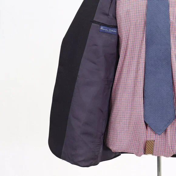 Tom James 38R Gray Solid 2-Button Sport Coat Blazer Jacket G656